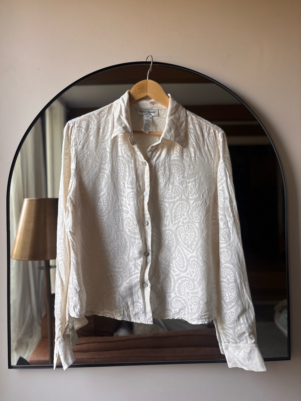 RENA ROWAN | vintage silk blouse | vintage size 14